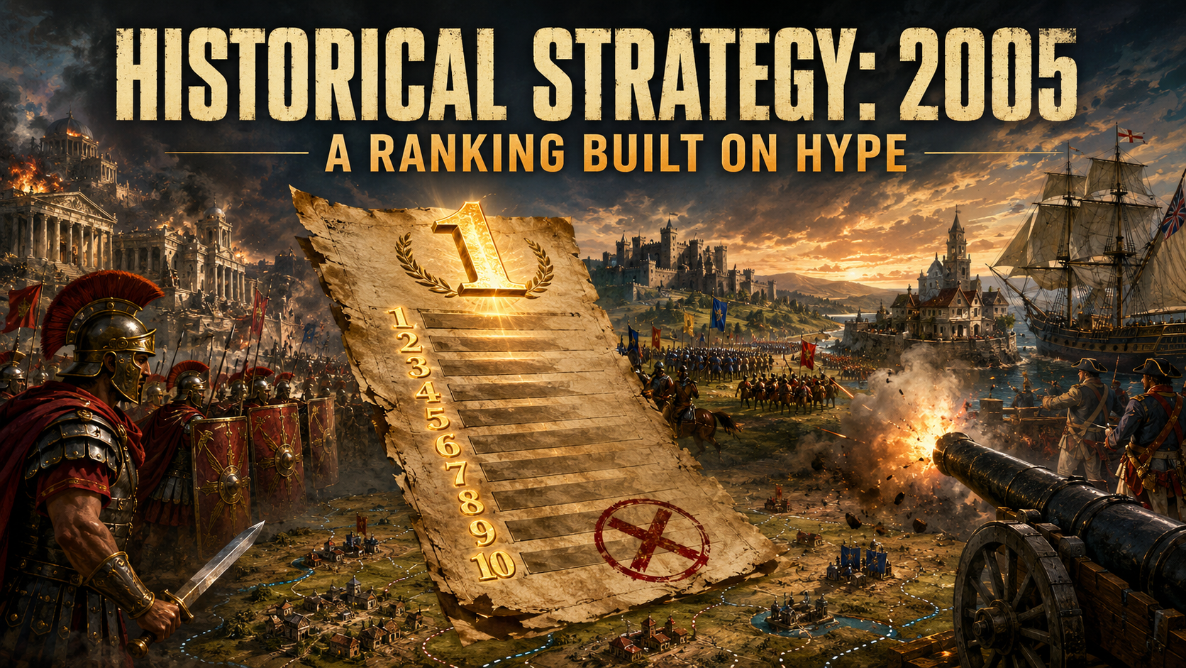The 8 Historical Strategy Games of 2005 Ranked on Hype