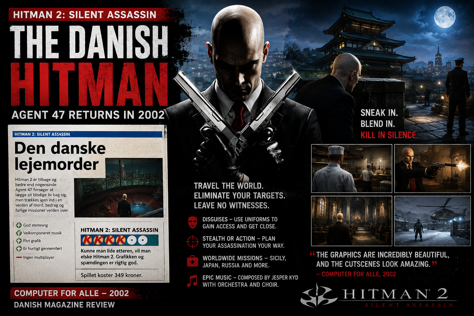 Hitman 2: Silent Assassin — Denmark’s Famous Contract Killer Returned in 2002