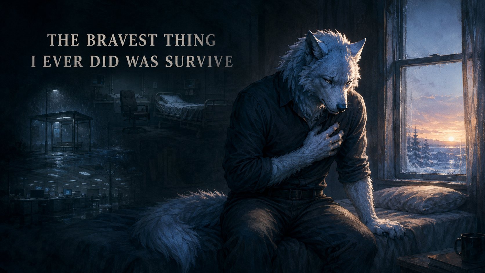 The bravest thing I have ever done when no one was watching was survive.
